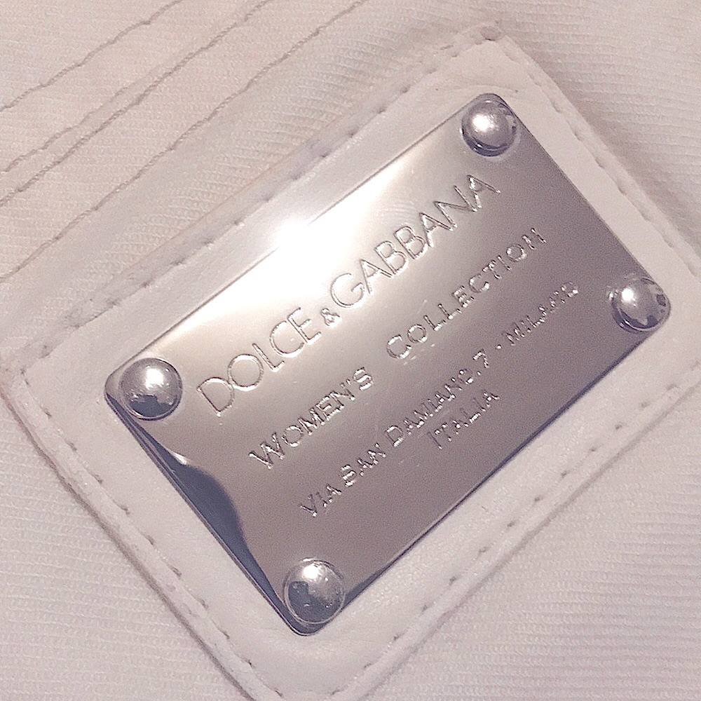 Dolce & Gabbana white jean
